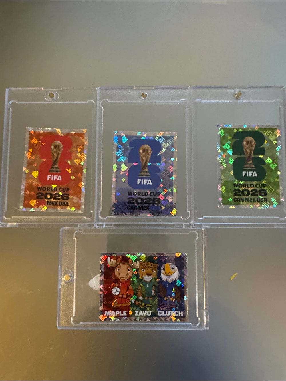 FIFA Panini World Cup Stickers: Mascots and first page items
